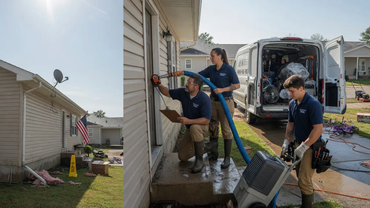 Ceiling Water Damage Restoration in Perry, LA near me